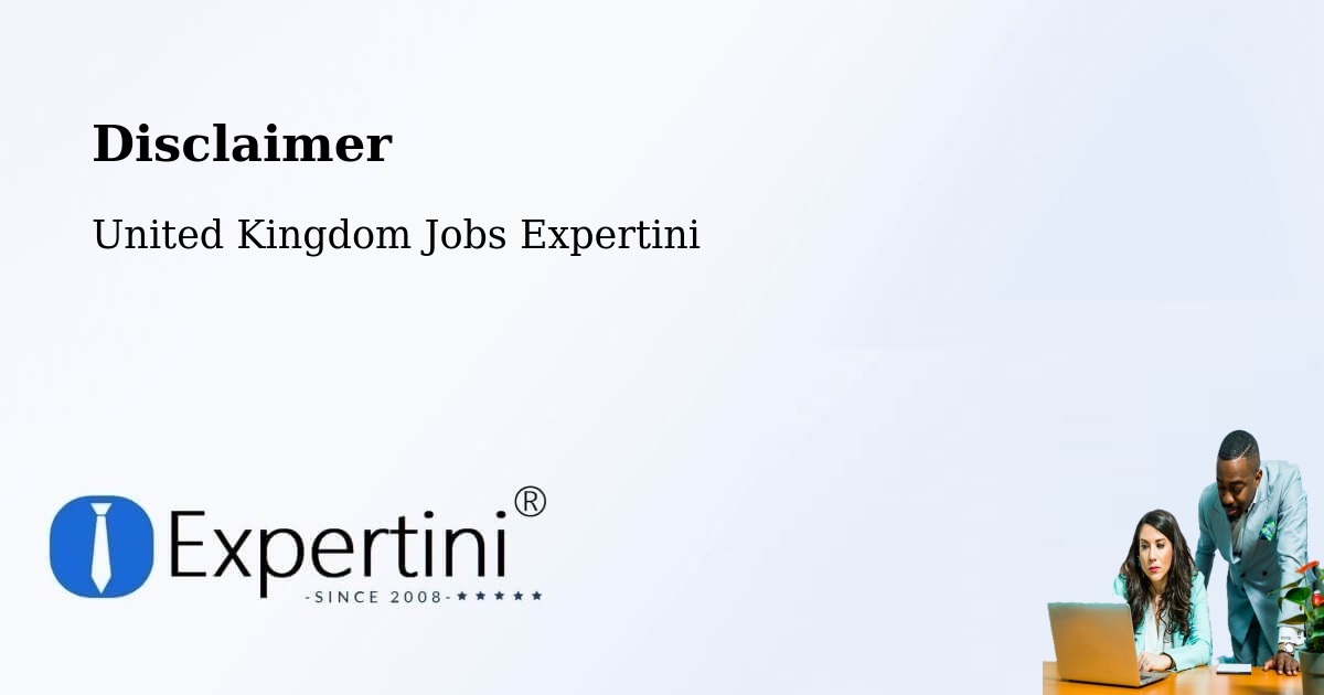 Disclaimer – Seaham - United Kingdom Jobs Expertini